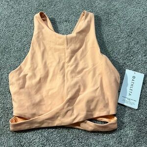 Athleta Conscious Cut Out Crop Tank D-DD
